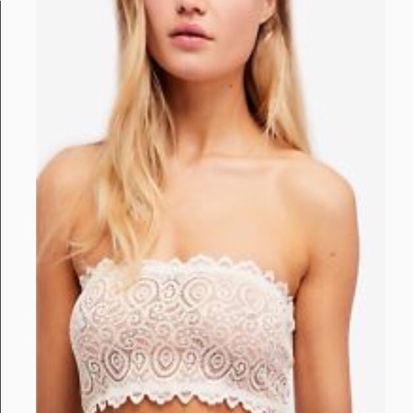 Free People Other - Free People Bandeau Lace Reversible Bralette  NWT